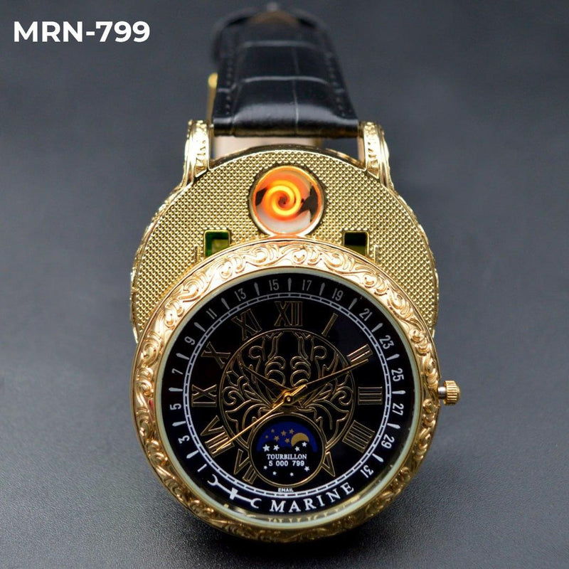 RELOJ MARINE CUERO MRN-799