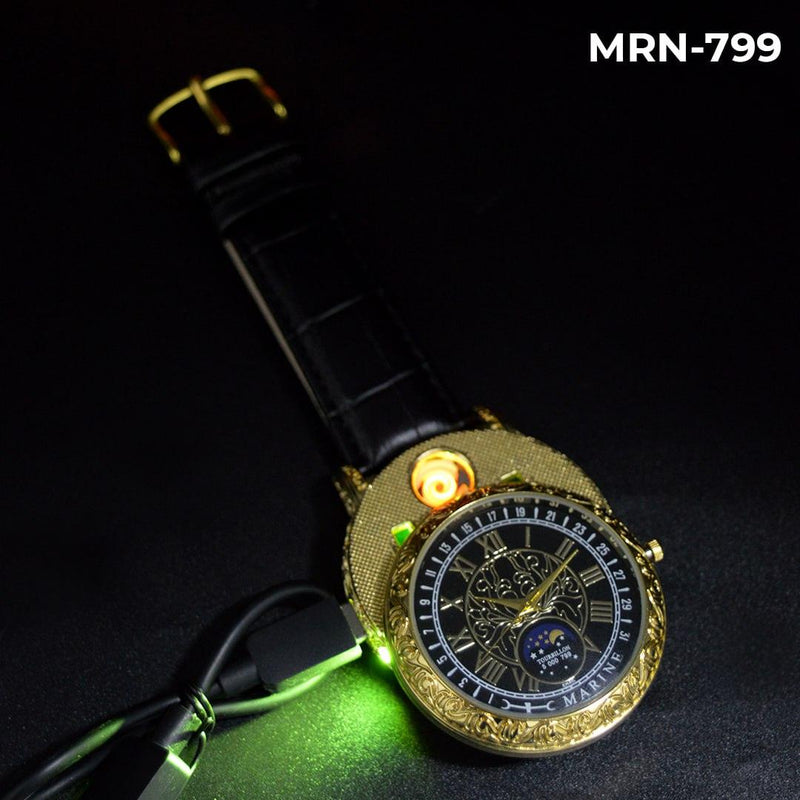 RELOJ MARINE CUERO MRN-799