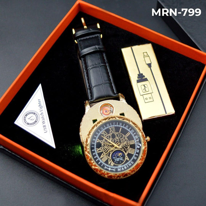 RELOJ MARINE CUERO MRN-799