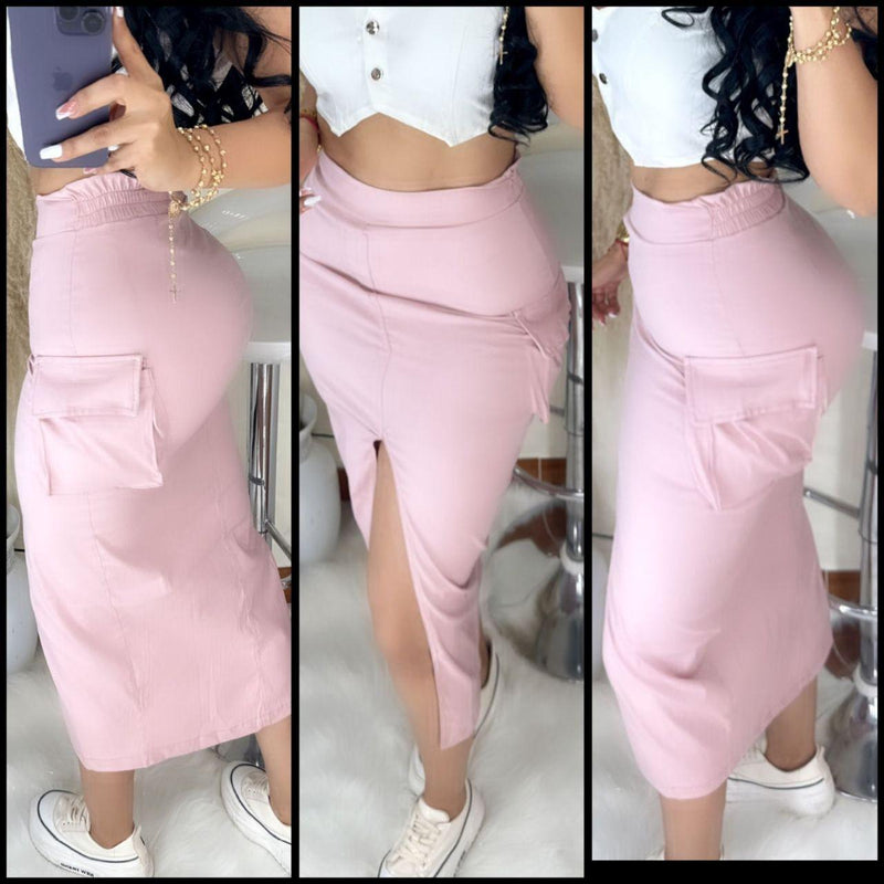 FALDA MAXI ESTILO CARGO