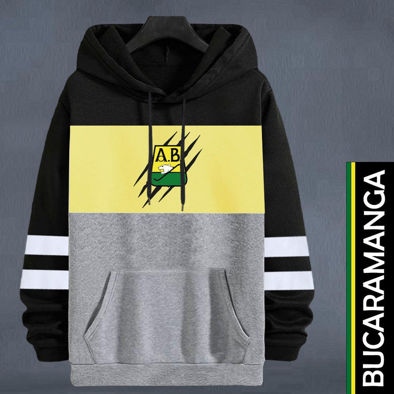 BUSO BUZO, HOODIE BUCARAMANGA COMBINADO